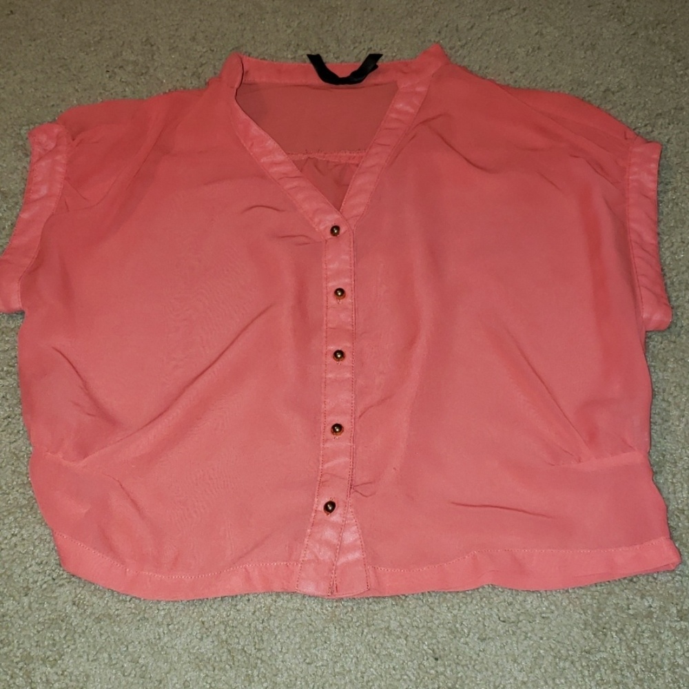 Cute Orange/Coral Blouse